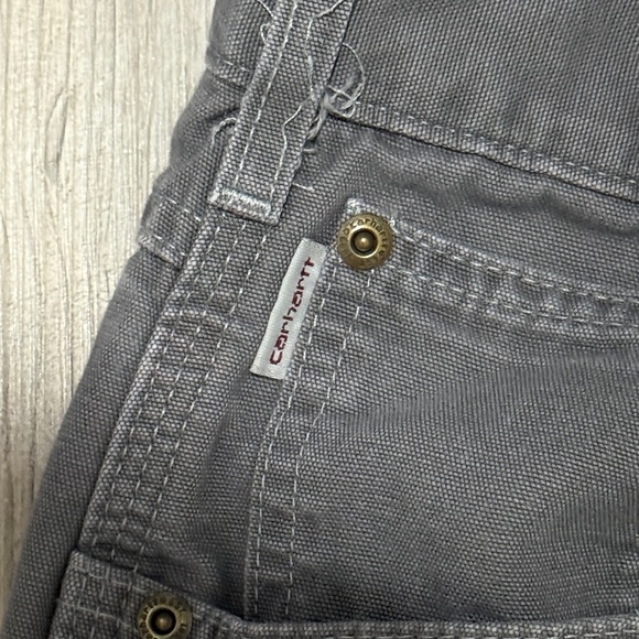 MENS CARHARTT WORK PANT GREY - Picture 3 of 5